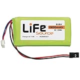 Hobbico LiFeSource LiFe 6.6V 1900mAh 3C Tx/Rx U Conn 4PK