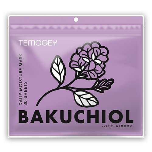 TEMOGEY Daily Moisture Facial Mask 30 Sheets - BAKUCHIOL