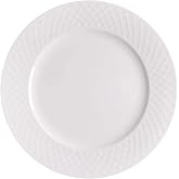 Mikasa Trellis White Dinner Plate