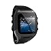 PowerLead Sw3 PL-M7 Newest Smart Watch Phone Android 4.2.2 OS Dual-core CPU 3G/GSM/WCDMA 1.54 Inch IPS Capacitive Screen Sports Pedometer Smartwatches Heart Rate Monitor GPS Waterproof 5.0 MP Camera BluetoothWatch phone(Black)