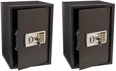 7775 1.8 CF Large Electronic Digital Safe Jewelry Home Secure-Paragon Lock & Safe (2-(Pack))