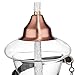 H Potter Glass Torches Garden Patio Deck Copper Tops Set of 2 Landscape Outdoor Lighting