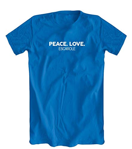 Peace. Love. Escarole T-Shirt, Blue, XXX-Large