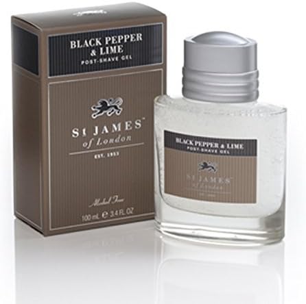 Black Pepper and Lime Post-shave Gel 3.4oz after shave by St. James of London by St. James of London