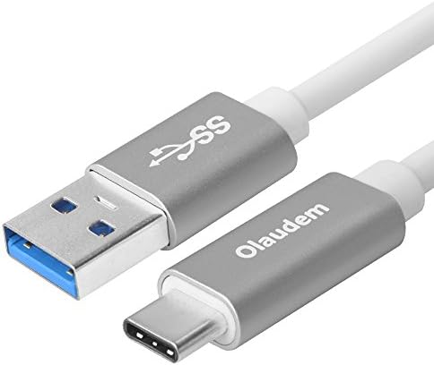 USB 3.1 Type C Cable, Olaudem 3ft Metal USB to USB-C Cable 10Gbps Fast Charge Cord for Samsung Galaxy Note 8/S8/S8+, Apple Macbook, Nexus 6P 5X, Google Pixel XL, LG V30/V20/G6, Moto Z2 Play and More