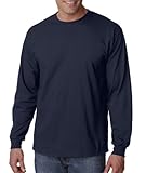 Gildan Ultra Cotton 6 Oz. Long-Sleeve T-Shirt (G240)- Navy,XX-Large