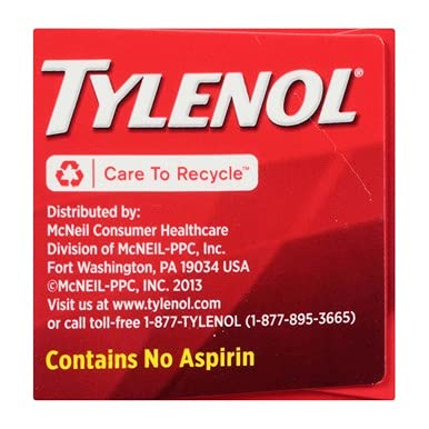 TYLENOL ACETAMINOPHEN, EXTRA STRENGTH, 500 MG, 100 COUNT
