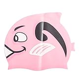 Tekmun Premium Silicone Swim Caps for Children - Pink
