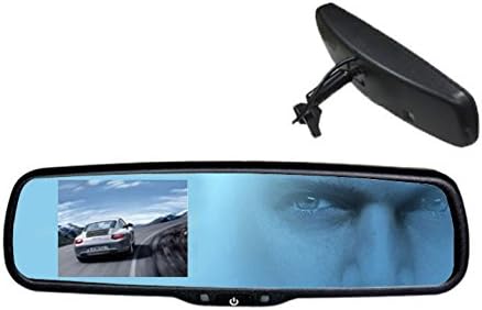 iVecle RV-355 Digital Bluetooth Rearview Mirror with Auto Dimming, 3.5-Inch TFT-LCD monitor with Bracket