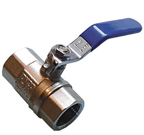 1/2" Lever Ball Valve - Blue Handle
