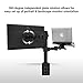2-in-1 FLEXIMOUNTS D1DL Full Motion Dual Arm Desk Monitor Laptop Mount Stand Fits 10