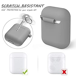 Airpods Case Cover, LELONG Soft Silicone Protective