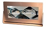 Exotic Sands USA - Manufacturer Direct (Moving Sand Pictures) - Md64 Medium Silver Frame (Arctic Glacier Clear) Toysmith Hour Glass (Sand Timer) Unique Gift Idea for The Whole Family.