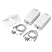 TRENDnet Powerline 200 AV PoE+ Adapter Kit, Output Port Supports PoE, 15.4W, 30W Devices, Includes Two TPL-331EP Adapters, Twin Pack, TPL-331EP2K
