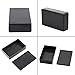 【BIG SALE FOR 7.99】BBT Project Box, 5 Pcs Black Plastic Electronics Enclosure Junction Box 3.94 x 2.36 x 0.98 inches Black Plastic Project Case ( 100x60x25mm)
