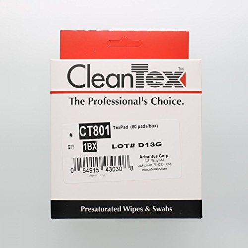CleanTex Cassette Tape Head Cleaner Pads, VHS Video Head Cleaner and Demagnetizer, Box of 80 - Thumbnail 4