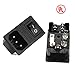 uxcell Male Power Socket AC 250V 10A DPST Rocker Boat Switch IEC320 C14 Inlet Module Plug with Fuse 2pcs