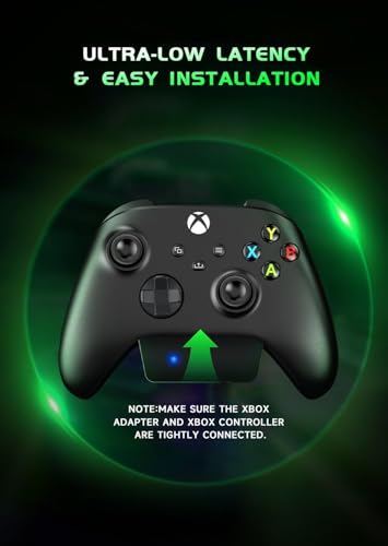 Wireless Gaming Headset for Xbox Series X|S, Xbox One, PS5, PS4, Bluetooth 5.3 Wireless Gaming Headphone, PC Headset with Noise Cancelling Microphone, 3D Surround Sound, 45H Battery, Black Green Color