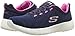 Skechers Sport Women's Burst Equinox Fashion Sneaker, Navy/Hot Pink, 8 M US