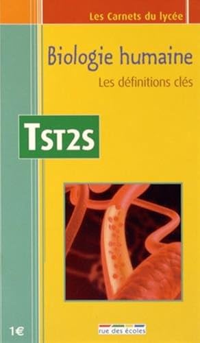 Download Biologie humaine Tle ST2S : Les définitions clés PDF