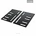 MALOUF Bed Frame Headboard Bracket Modification Plate Vertical Modi, Set of 2, Standard, Black
