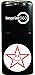 Imprint 360 AS-IMP2001 Round Teacher Stamp - Smiley Face Star, Red Ink, Durable, Light Weight Self-Inking Stamp, 5/8