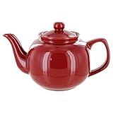 English Tea Store Brand 6 Cup Teapot - Burgundy Gloss Finish