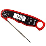Besula Meat Thermometer - Digital Food Thermometer Instant Read Kitchen Thermometer With Calibration And Backlight Functions - Digital Cooking Thermometer For Grilling/BBQ/ Water/ Milk/ Tea/ Bathing
