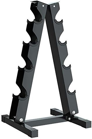 お得なキャンペーンを実施中 ダンベルラック 垂直 ダンベルウェイトラック 滑り止め ダンベル収納フレーム ダンベルラックスタンド 4ティアブラック ダンベルツリーラック ヘビーデューティー