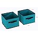 Function Home 12-Drawer Chest, 6 Tier Storage Organizer Tower, Metal Shelf with 12 Removable Fabric Bins, Ideal for Home Office Dorm Bedroom, Turquoise