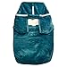 JJ Cole Bundle Me Winter Toddler Car Seat Cover and Bunting Bag - Original - Sherpa Lined Weather Resistant Baby Carrier and Stroller Cover - Stroller Accessories and Winter Baby Essentials - Teal