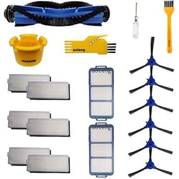 aoteng Accessory Kit for RoboVac 11S RoboVac 30 RoboVac 30C RoboVac 15C Robot Vacuum Cleaner Replacement Parts (Set 5)