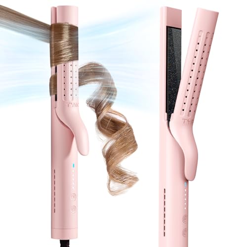 Airflow Curling Iron - Flat Iron Hair Straightener and Curler 2 in