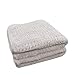 The Rag Company - Platinum Pluffle Microfiber Detailing Towels - Professional Korean 70/30 Blend, Plush Waffle Weave, 480gsm, 20in x 40in, Ice Grey (2-Pack)