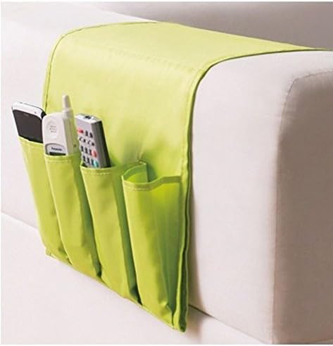 TV Remote Control Pocket Holder &amp; Organiser Couch Sofa Phone Four Pockets Arm Rest Slip Holder by Charles William