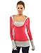 PattyBoutik Women's 2-in-1 Hoodie Casual Top