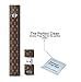 Trendiees 2 Pack - Juul Skin Wrap Vinyl Sticker Decal | JUUL Charger Skin & Prep Pad - Brown LV