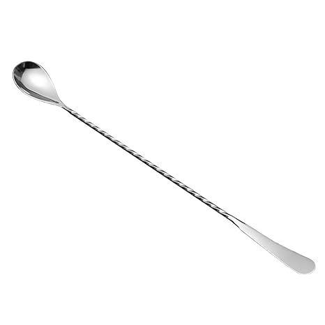 40 Cm Luxe Lounge Stainless Steel Cocktail Mixing Spoon Kitchen