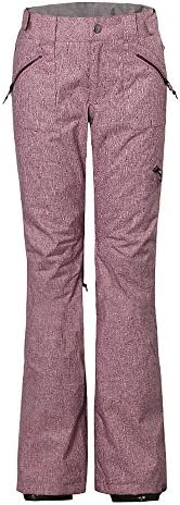 mansmoer Women's Waterproof Cotton Padded Outdoor Sport Skiing Snowboard Pants (Medium, Brown)