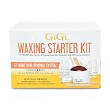 GiGi Hair Removal Waxing Starter Kit for Face and