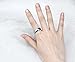 TIGRADE 2mm 4mm 6mm 8mm 10mm Titanium Ring Plain Dome High Polished Wedding Band Comfort Fit Size 3-15,2mm,Size 10