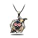 CG Costume One Piece Necklace Anime Luffy Skull Alloy Fancy Cosplay Costume Bronze