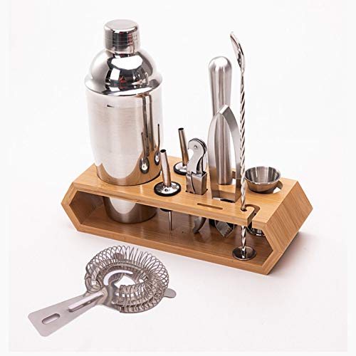 PN-Braes Cocktail-Shaker-Set, 10 Stück, Mixer, Barsieb, Barsieb, Barkeeper-Set für Bar-Werkzeuge – Bild 6