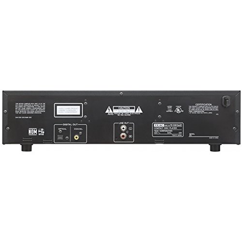 Teac PD-D2610MKII 5-Disc Carousel CD Player with Remote plus Mackie CR Series CR3 - 3" Creative Reference Multimedia Monitors (Pair)