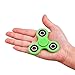 BEISTA Tri-spinner Fidget Toy Hand Spinner – Stress Reducer, Durable Bearing Spinner with High Speed, Super Smooth and Well Balanced, Non-3D Printed(Green)