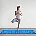 NewMe Fitness Instructional Yoga Mat, Blue, Printed w/ 70 Illustrated Poses, 24″ Wide x 68″ Long, for Women & Men : Non Slip, Eco Friendly PVC, Non Toxic : for Home or Gym : 5mm Thickthumb 4