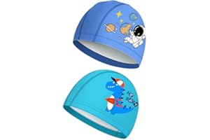 Kids Swim Cap Swimming Caps Comfortable Cartoon Swimming Cap Kids, Durable, Swimming Cap Swim Cap for Aged Boys Blue