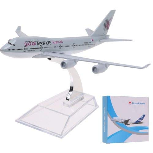 FidgetKute 15Style 15cm Metal Plane Model Aircraft Diecast Airplane Aeroplane 1:400 Scale Qatar Airways A380