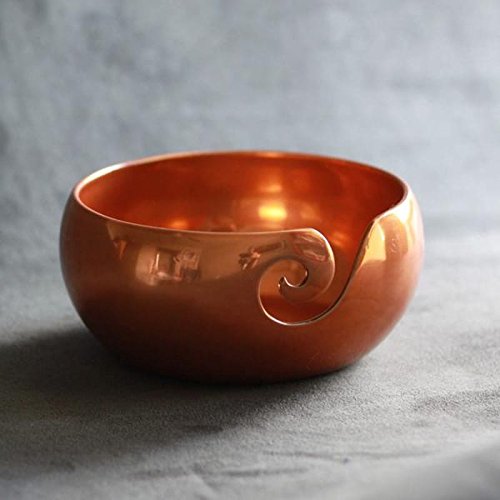 Furls Copper Finish Yarn Bowl