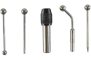 QUIX MACHINE TOOLS ToolUSA 5-Piece Wiggler & Center Finder Set | Precision Engineered | Versatile & Durable | Essential for Accurate Machining